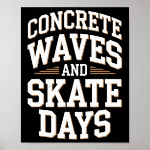 Poster Garçon skater parcs de skateboard skateboard garço