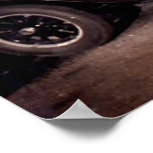 Poster Garçon sur marchepied de VOITURE (Coin)