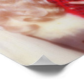 Poster Garçon sur Père Noël Lap - Photo nostalgique Santa (Coin)