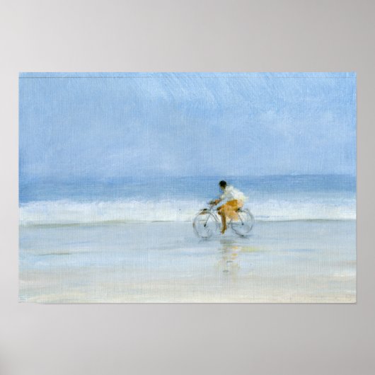 Poster Garçon sur vélo 2 (Devant)