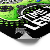 Poster Garçon Temps De Monter Vidéo Jeu Anniversaire Cade (Coin)