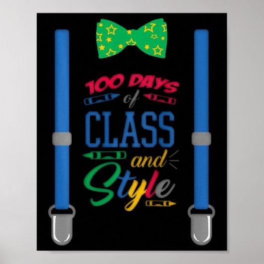 Poster Garçons 100 Jours D'École - 100 Jours De Cl Et De (Devant)