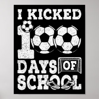 Poster Garçons 100 Jours D'école Enfants 100ème Jour D'éc