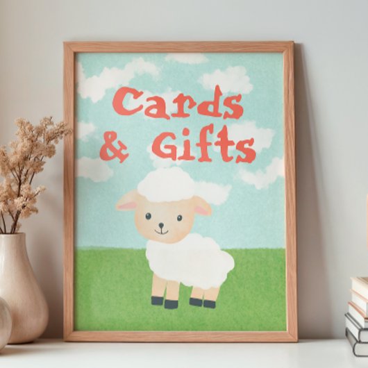 Poster Garçons 2e anniversaire ferme animaux cartes et ca