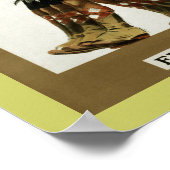 Poster Garçons alignés (bordure) (Coin)