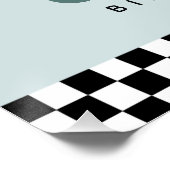 Poster Garçons Cool Racing Voiture Anniversaire de enfant (Coin)