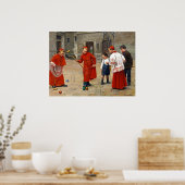 Poster Garçons d'autel ~ Jouer Croquet ~Paul Chocarne-Mor (Cuisine)