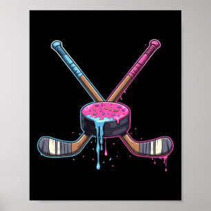 Poster Garçons de crème glacée de hockey Enfants Hommes F