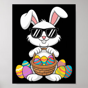 Poster Garçons de Pâques Filles Enfants Jeune Lapin Lapin
