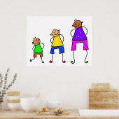 Poster Garçons en croissance (Cuisine)