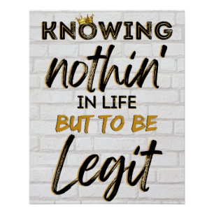 Poster Garçons en da Hood rétro Hip hop Anniversaire/Baby