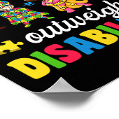 Poster Garçons Enfants Autisme Handicap Sensibilisation (Coin)