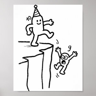 Poster Garçons Filles 10 ans 10 Ans Dix 10a Old Bd