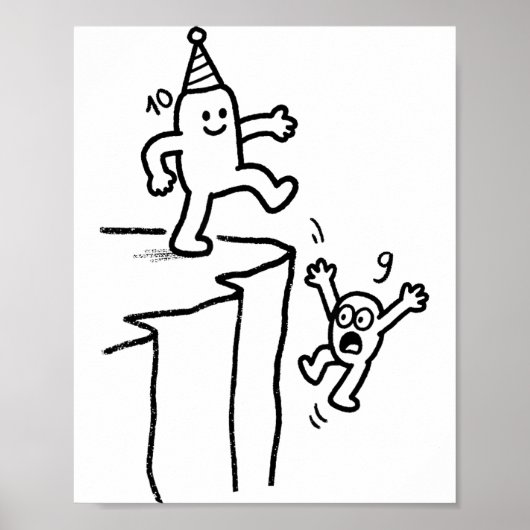 Poster Garçons Filles 10 ans 10 Ans Dix 10a Old Bd (Devant)