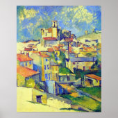 Poster Gardanne par Paul Cezanne (Devant)
