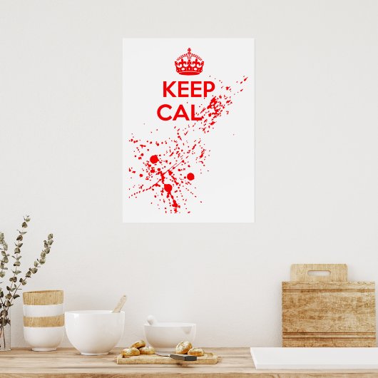 Poster Garde Cal... (Cuisine)