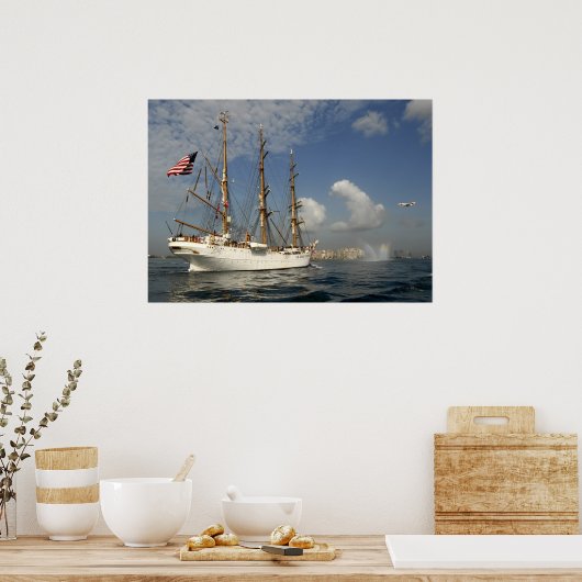 Poster Garde côtière aigle à Miami (Cuisine)