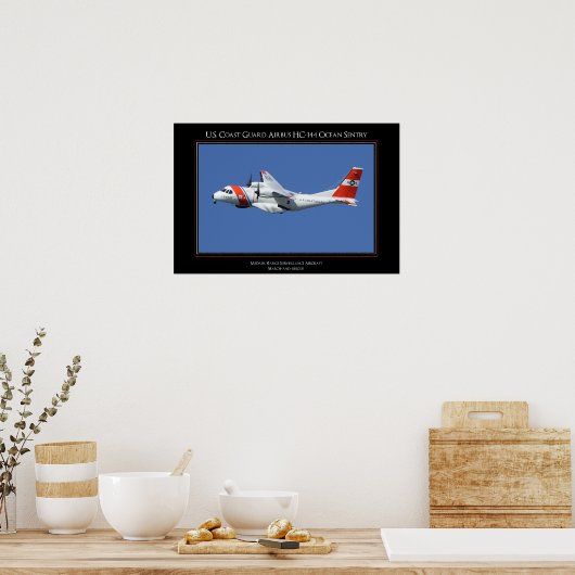 Poster Garde côtière HC-144 Ocean Sentry (Cuisine)
