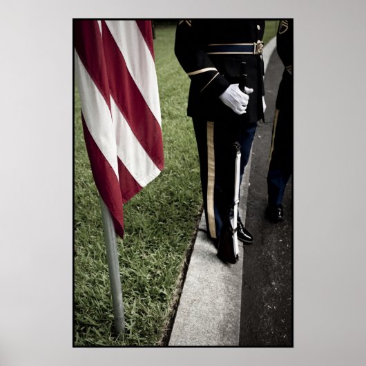 Poster garde couleur de l'armée (Devant)