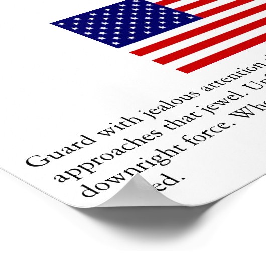 Poster Garde de la liberté publique - Patrick Henry (Coin)