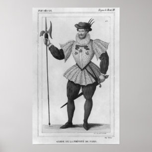 Poster Garde de la provocation de Paris