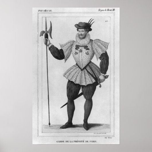 Poster Garde de la provocation de Paris (Devant)