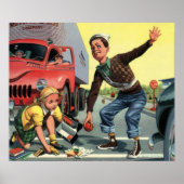 Poster Garde de passage de la patrouille de sécurité vint (Devant)