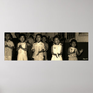 Poster Garde d'enfants Vintage China Changsha