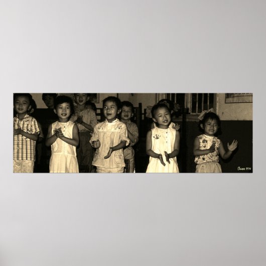 Poster Garde d'enfants Vintage China Changsha (Devant)