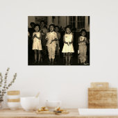 Poster Garde d'enfants Vintage Chine Changsha (Cuisine)