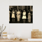 Poster Garde d'enfants Vintage Chine Changsha (Cuisine)