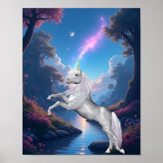 Poster Garde d'unicorne ou concevez votre propre  (Devant)