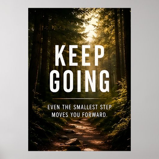 Poster Garde la motivation (Devant)