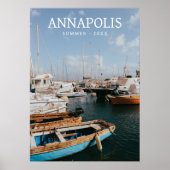 Poster Garde photo de destination de voyage moderne (Devant)