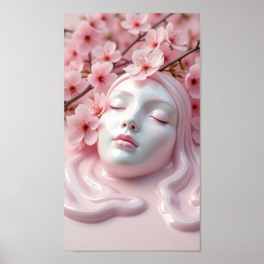 Poster Garde Rose ou conçois ton propre design (Devant)