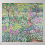 Poster Garden à Giverny by Claude Monet<br><div class="desc">Claude Monet - Garden à Giverny. Beautiful impressionism painting of a garden in Giverny by Claude Monet.</div>