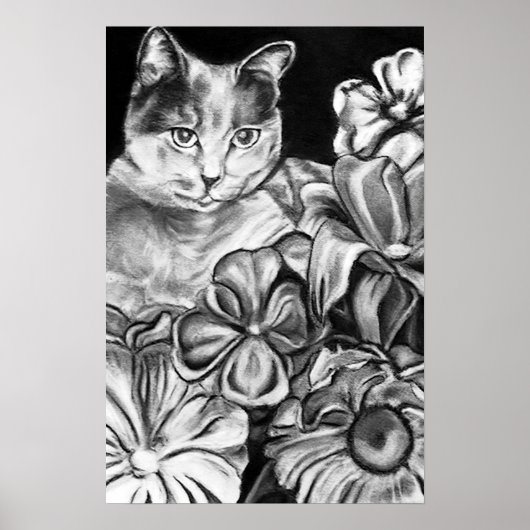 Poster Garden Cat (Devant)