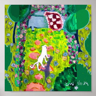 Poster Garden cat