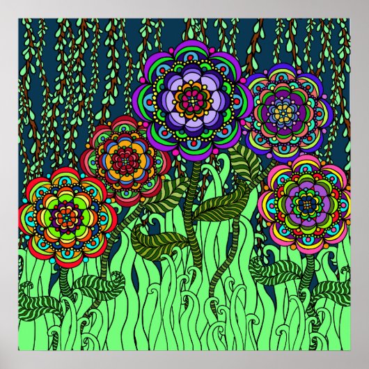 Poster Garden Glow (Devant)