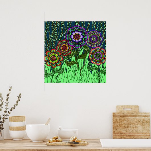 Poster Garden Glow (Cuisine)