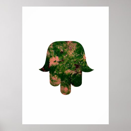 Poster Garden Hamsa Balloon Painting Studio Art  (Devant)