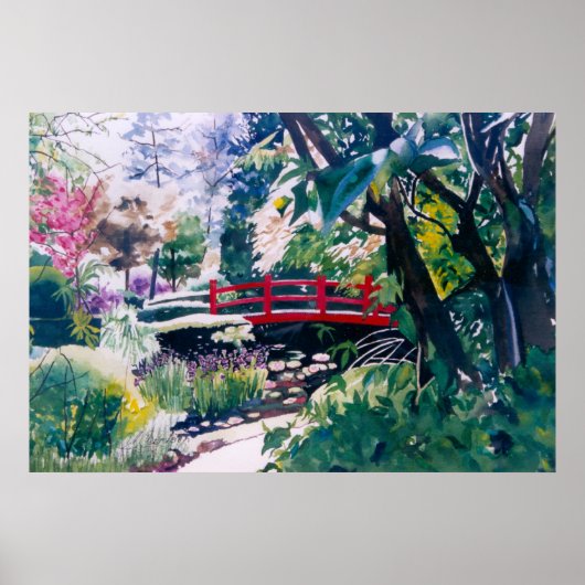 Poster Garden japonais (Devant)