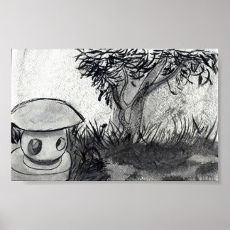 Poster Garden japonais