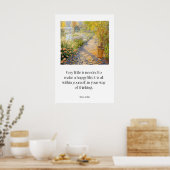 Poster Garden Path Marcus Aurelius Quote Print Stoic (Cuisine)