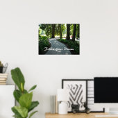 Poster Garden Path - Suivez vos rêves (Bureau à domicile)