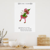 Poster Garden Pink - Rose Carnation (Cuisine)