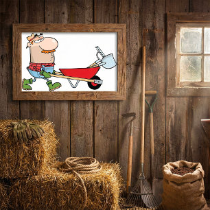 Poster Gardener Et Étrier