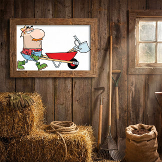 Poster Gardener Et Étrier