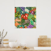 Poster Gardener végétal (Cuisine)
