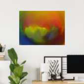 Poster Gardenias sous verre (Bureau à domicile)
